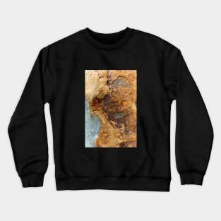 Burnt Orange Rustic Stone Texture - Alternative Crewneck Sweatshirt